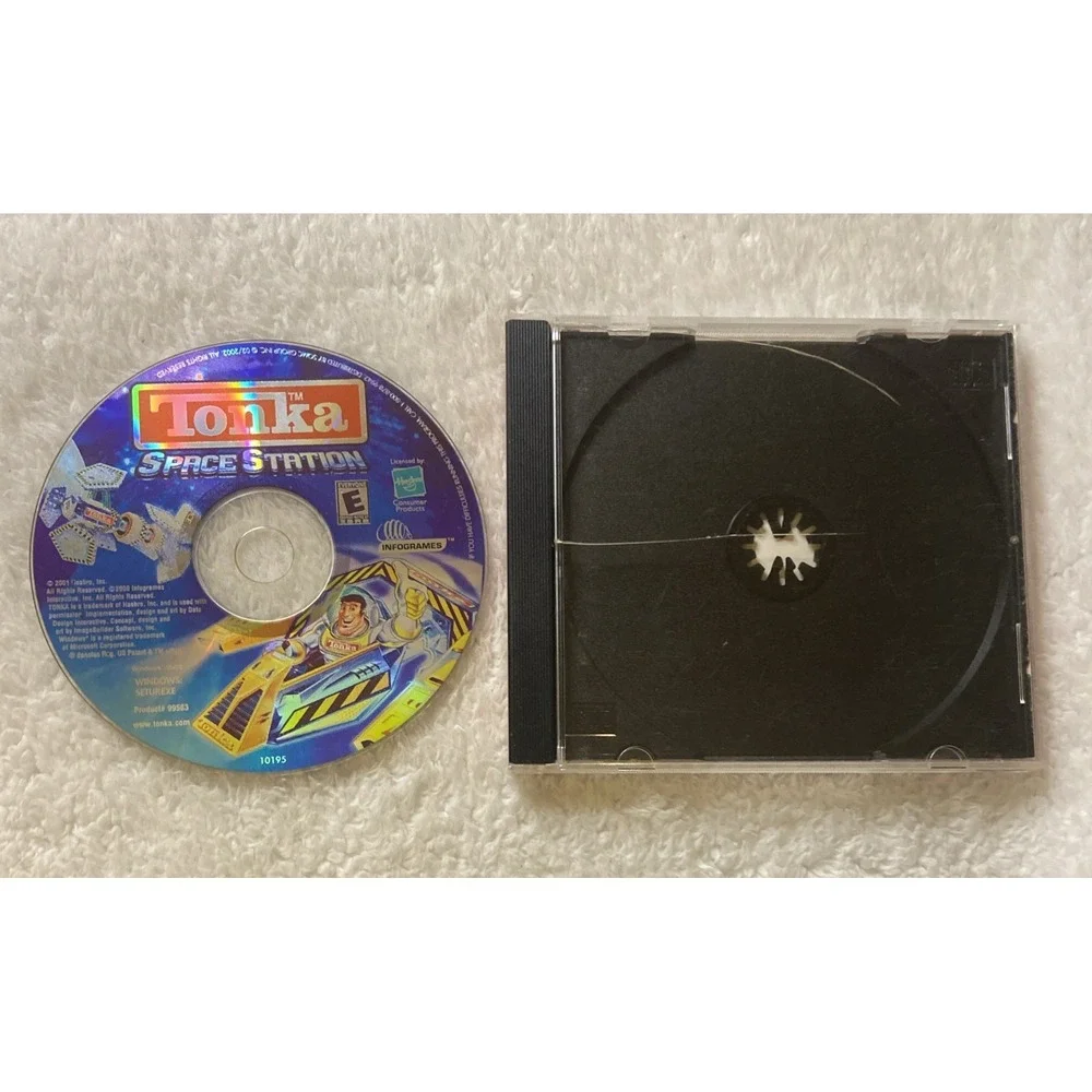 Tonka Space Station PC CD ROM Game Hasbro 2001 Disc Only